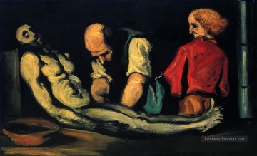 Préparation à l’enterrement Paul Cézanne Peinture à l'huile